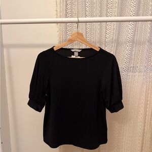 H&M Classic Black Blouse